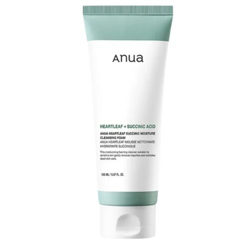 Anua Heartleaf Succinic Moisture Cleansing Foam