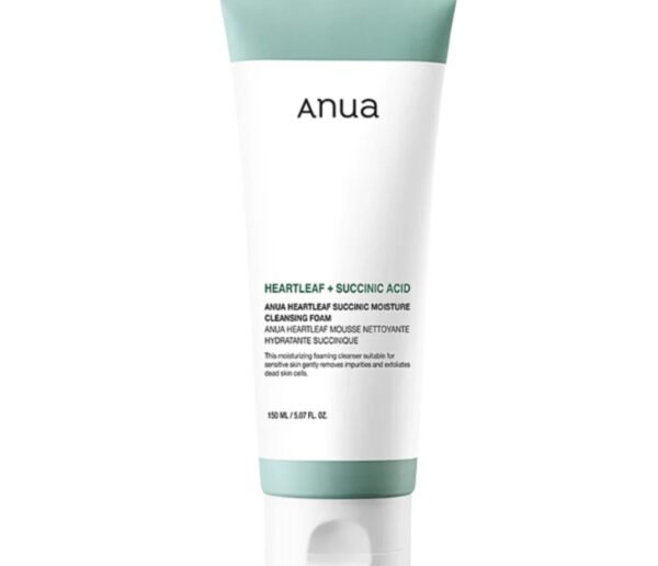 Anua Heartleaf Succinic Moisture Cleansing Foam