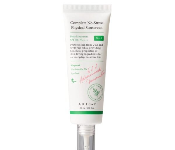 Axis-Y Complete No-Stress Physical Sunscreen SPF 50+ PA++++