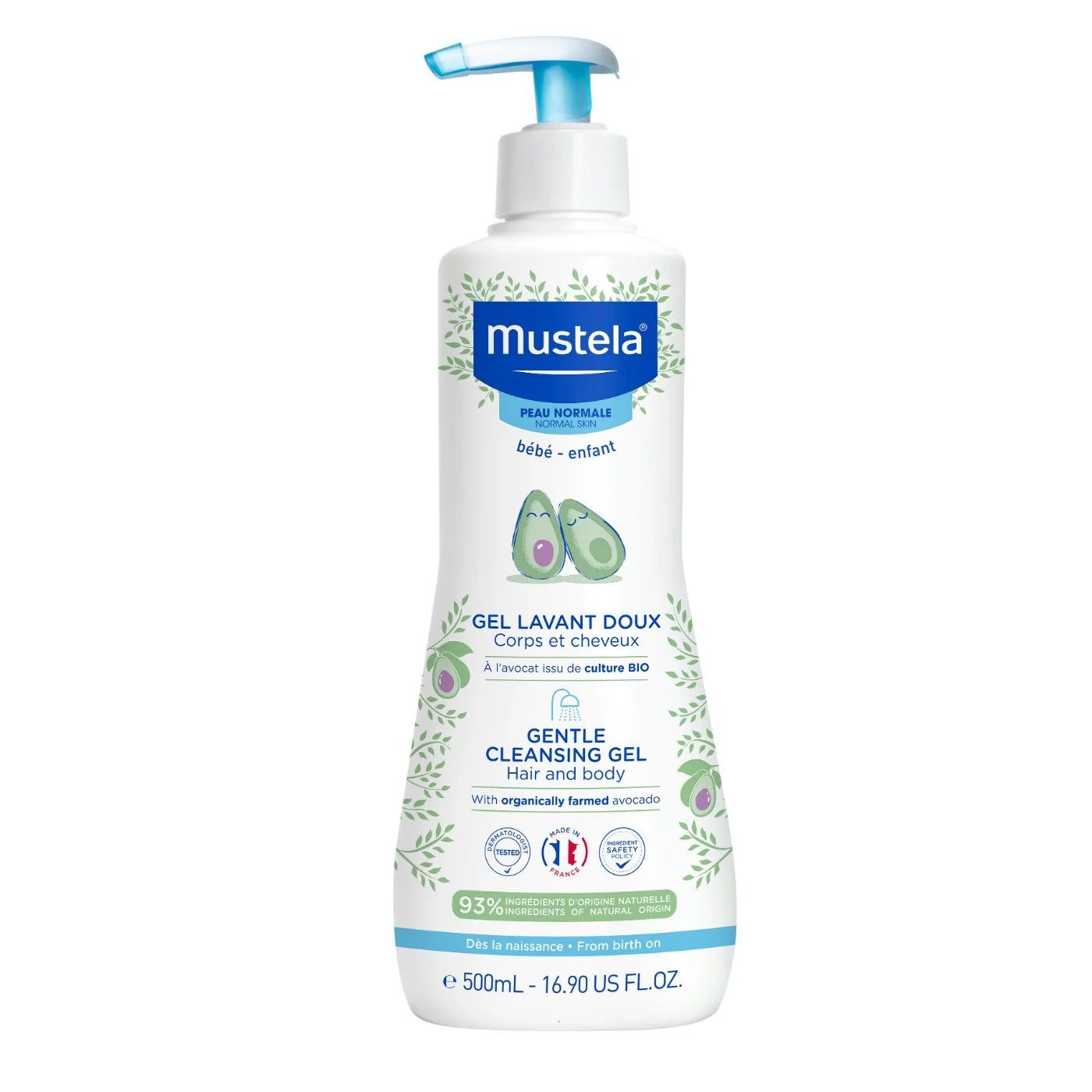 Mustela Gentle Cleansing Gel Hair & Body 500ML