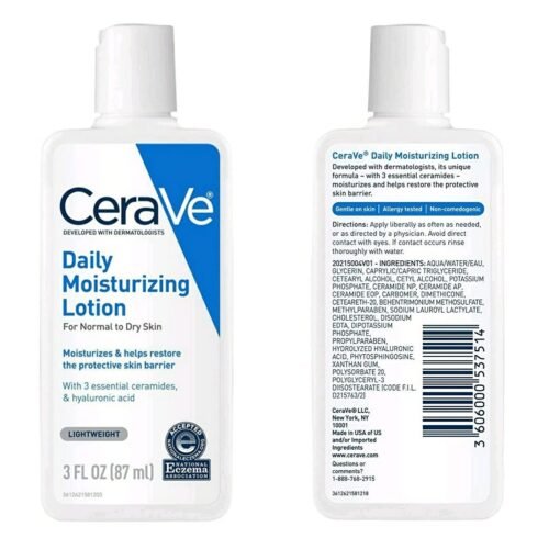 CeraVe USA Moisturizing Lotion 3 Oz