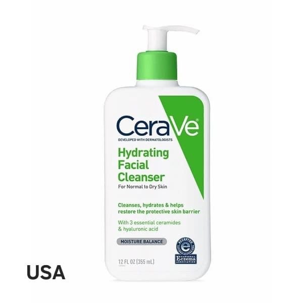 CeraVe USA Hydrating Facial Cleanser 12oz 