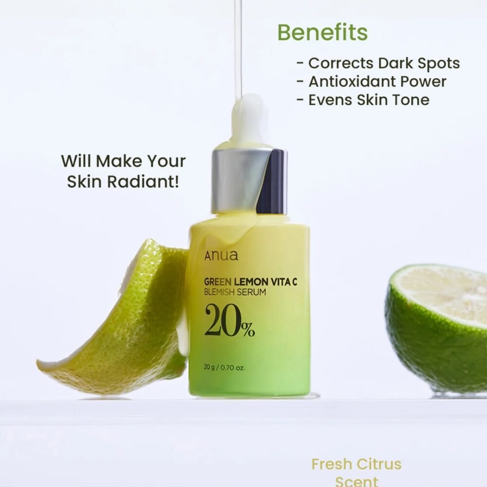 Anua Green Lemon Vitamin C Serum 20%