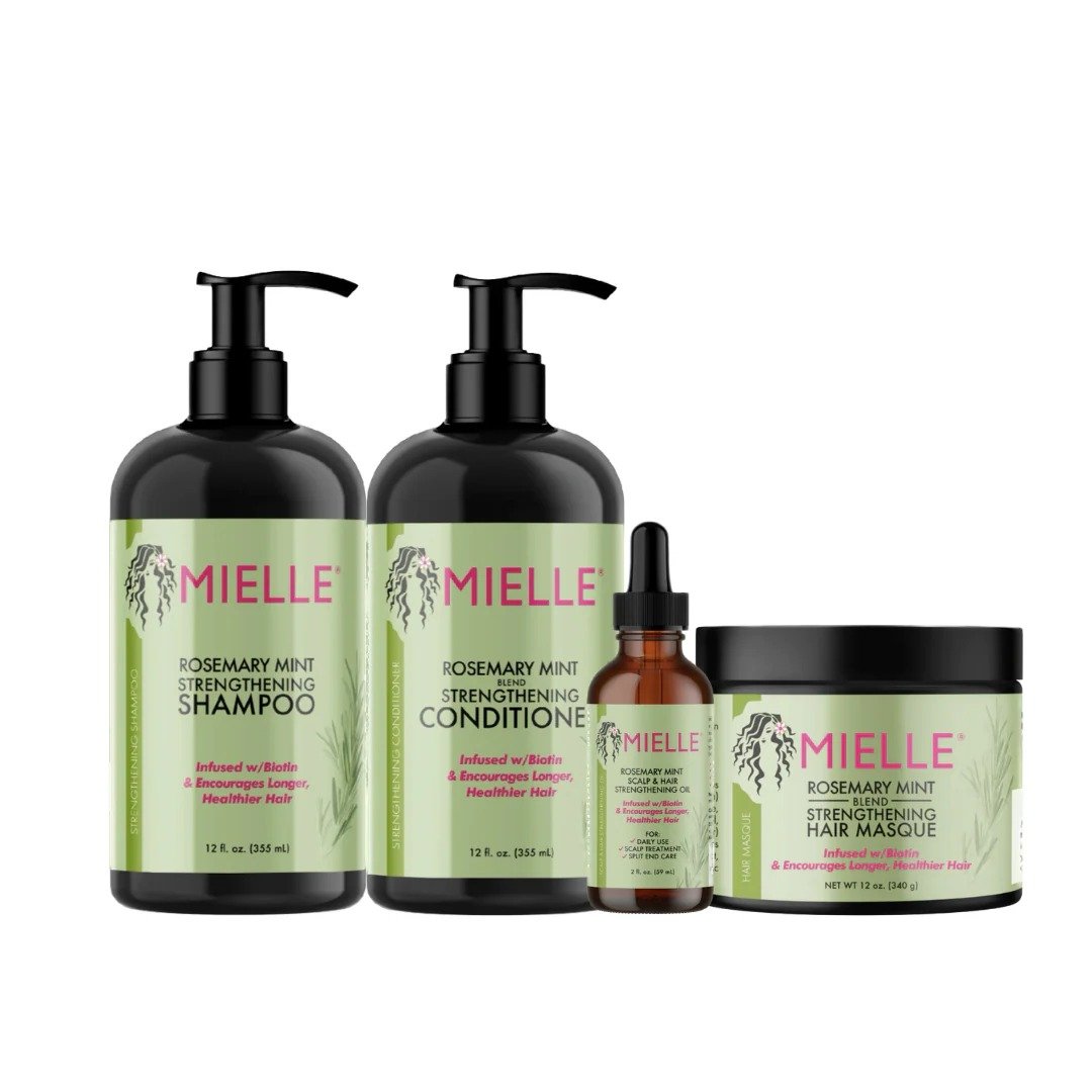 Mielle Rosemary Mint Complete Strengthening Combo