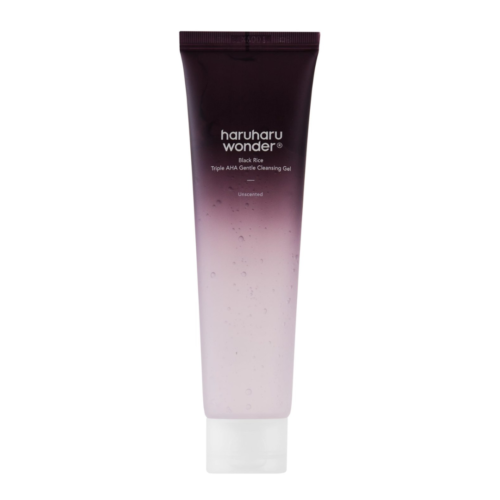 Haruharu Wonder Black Rice Triple AHA Gentle Cleansing Gel Unscented (100ml)