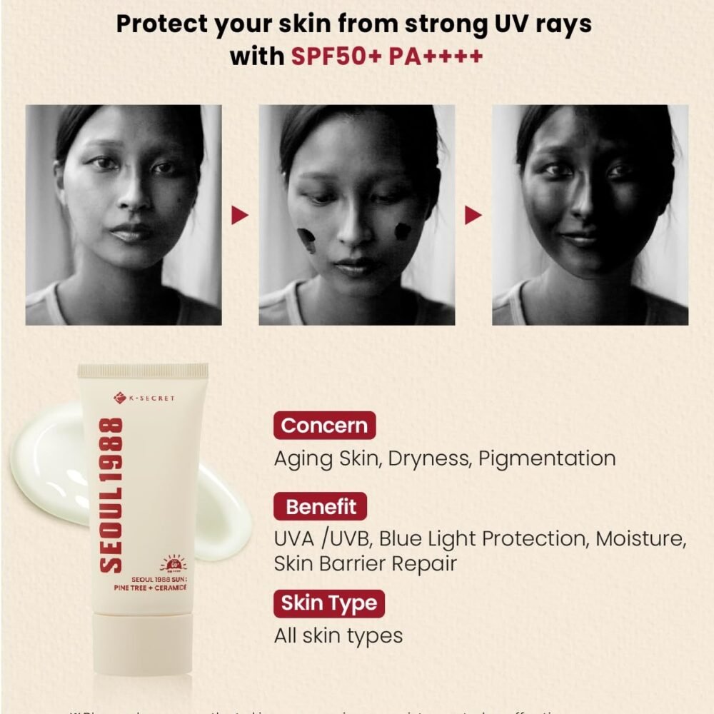 SEOUL 1988 Sun – Pine Tree + Ceramide SPF50+ PA++++