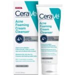 CeraVe Acne Foaming Cream Cleanser 4% Benzoyl Peroxide
