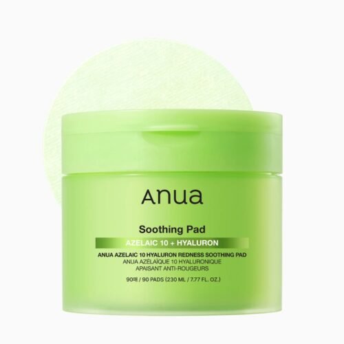 Anua Azelaic Acid 10% + Hyaluron Redness Soothing Pad – 90 Pads