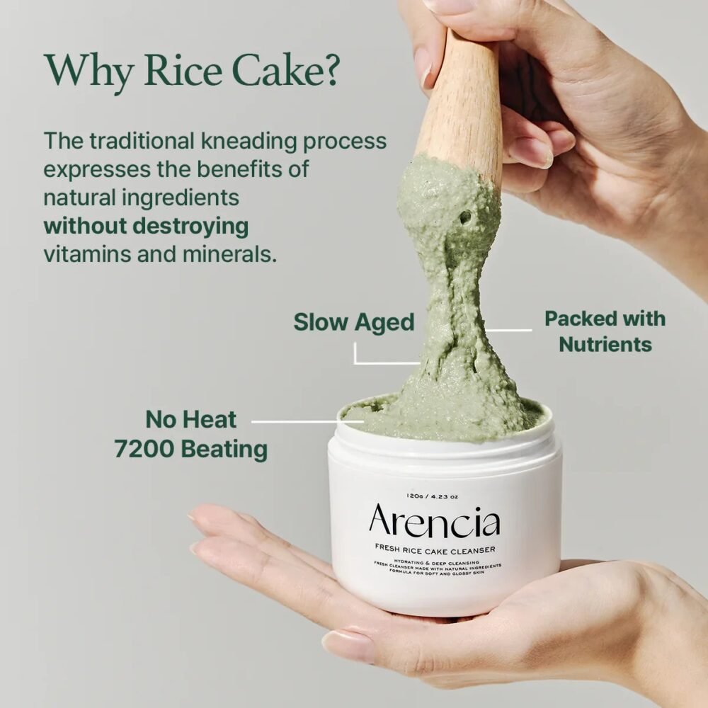 Arencia Fresh Green Rice Mochi Cleanser – 100g