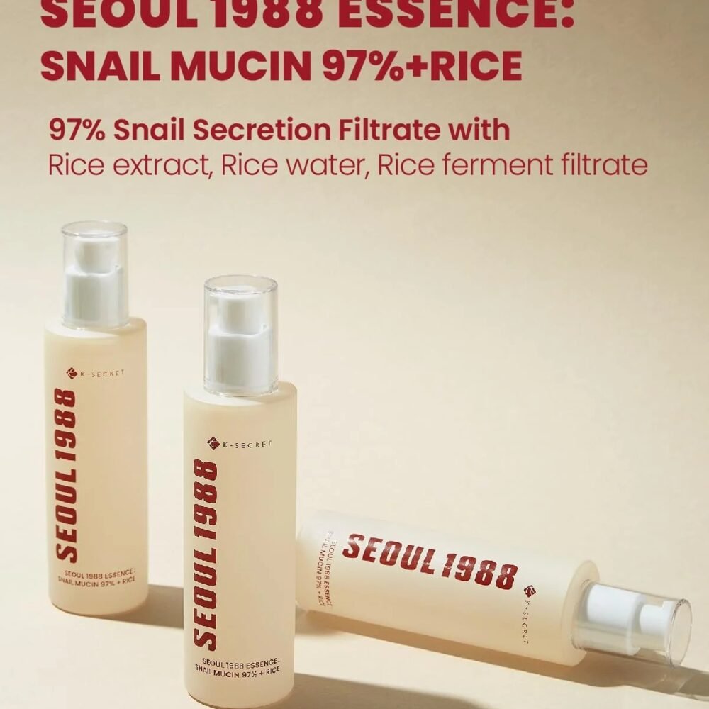 K Secret Seoul 1988 Essence Snail Mucin 97% + Rice