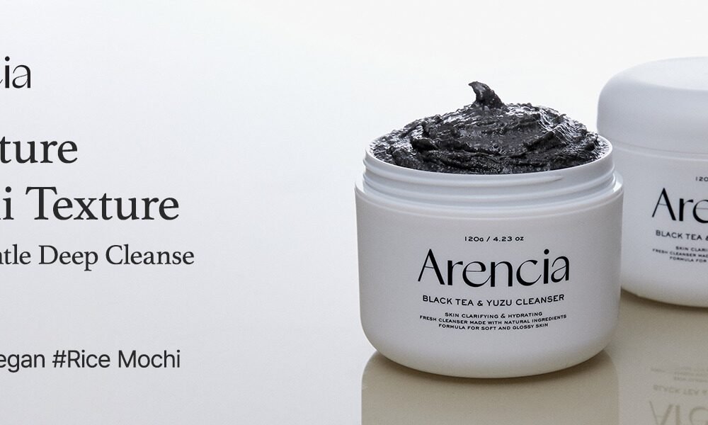 Arencia Black Tea Rice Mochi Cleanser