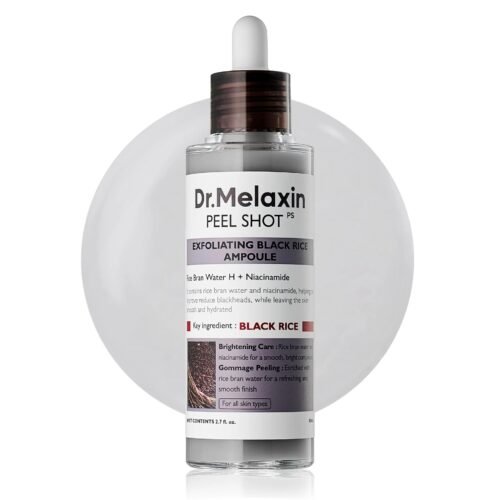 Dr Melaxin Peel Shot Exfoliating Black Rice Ampoule (80ml)