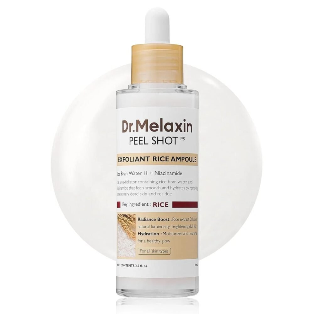 Dr. Melaxin Peel Shot Exfoliating White Rice Ampoule (80ml)