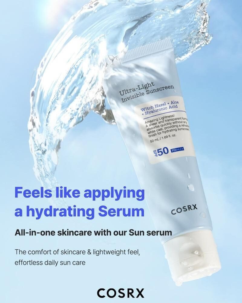 COSRX Ultra Light Invisible Sunscreen SPF50+ PA++++