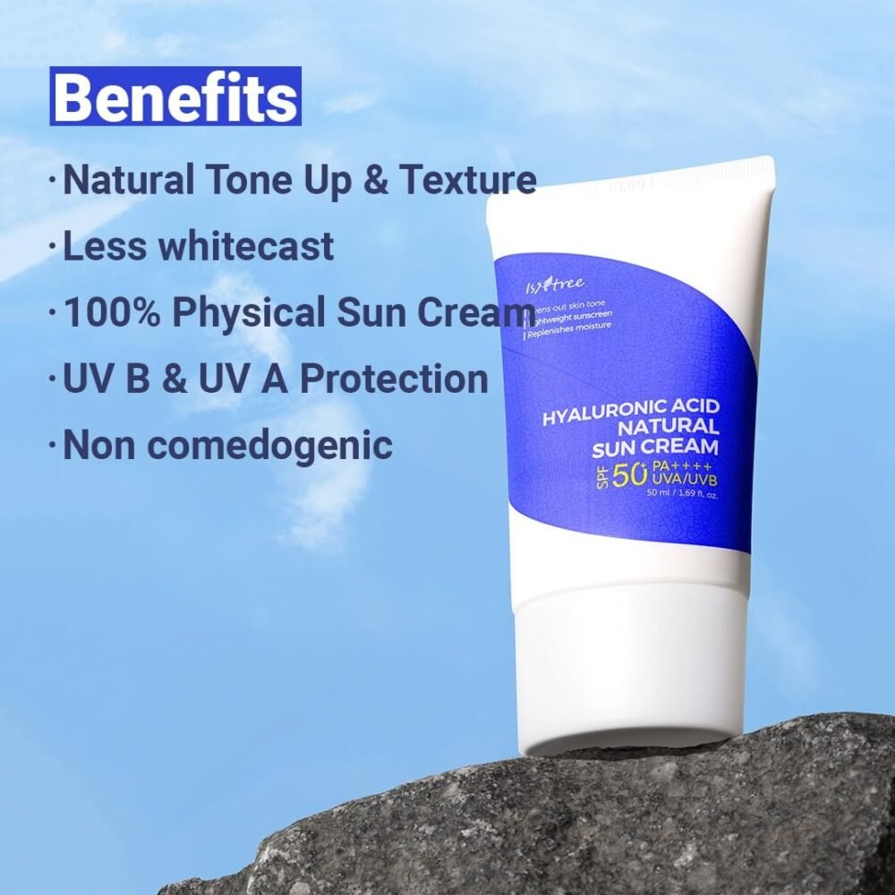 Isntree Hyaluronic Acid Natural Sun Cream SPF50+