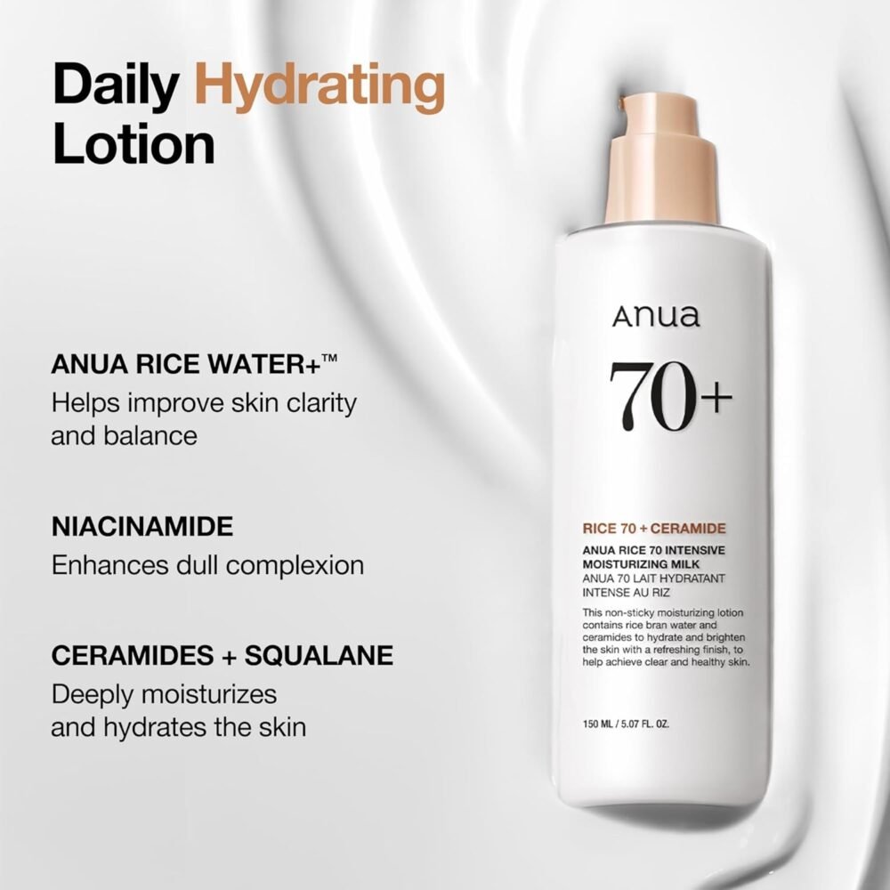 Anua Rice 70 Intensive Moisturizing Milk