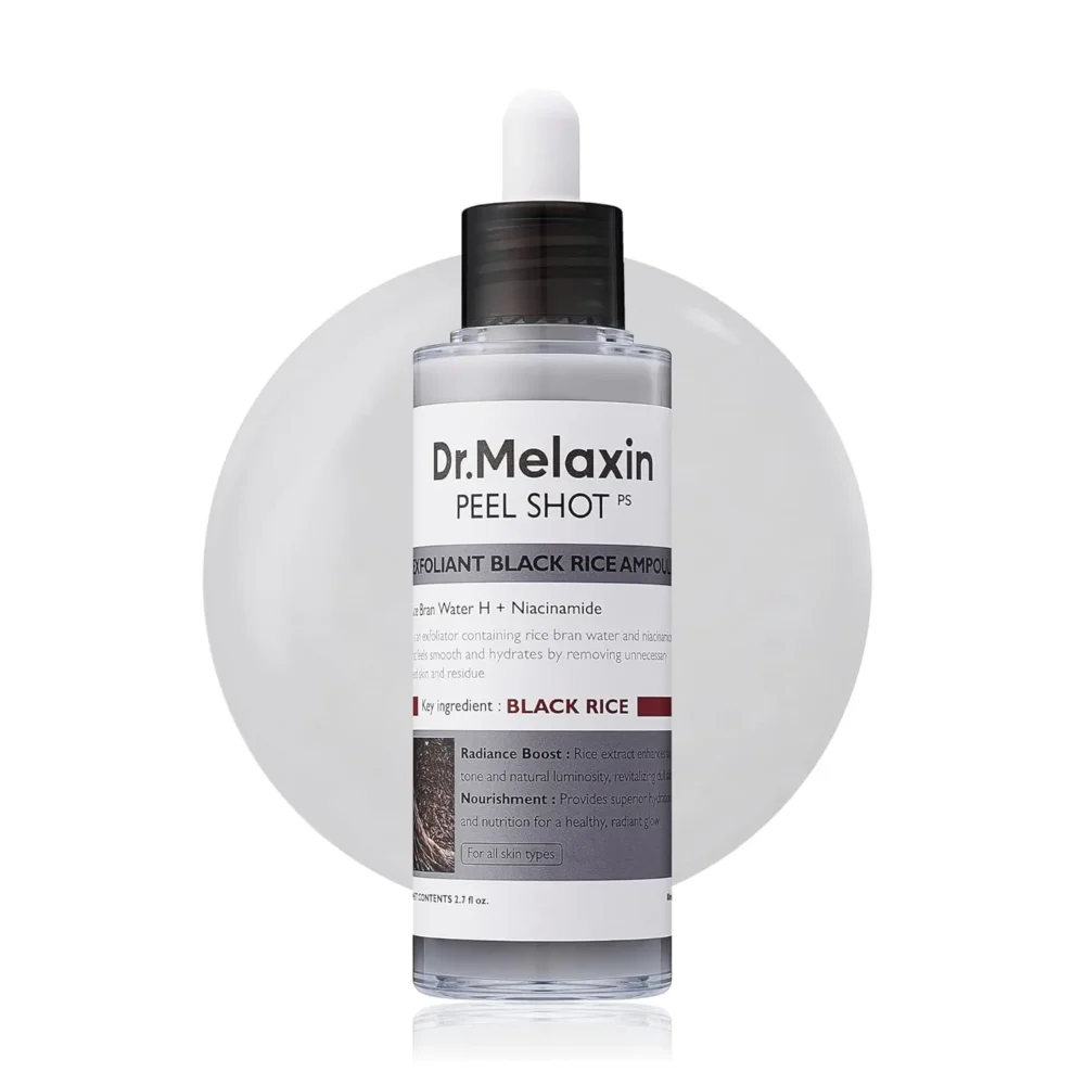 Dr Melaxin Peel Shot Exfoliating Black Rice Ampoule (80ml)