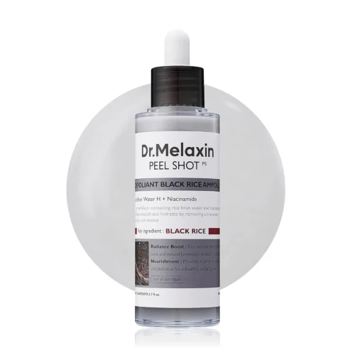Dr Melaxin Peel Shot Exfoliating Black Rice Ampoule (80ml)