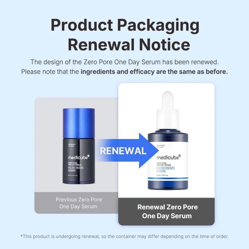 Medicube Zero Pore One-Day Serum
