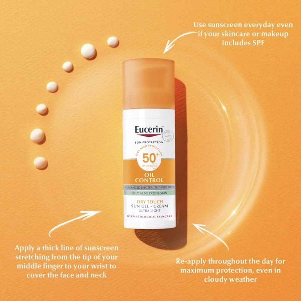 Eucerin Sun Oil Control Dry Touch Cream Gel SPF 50+