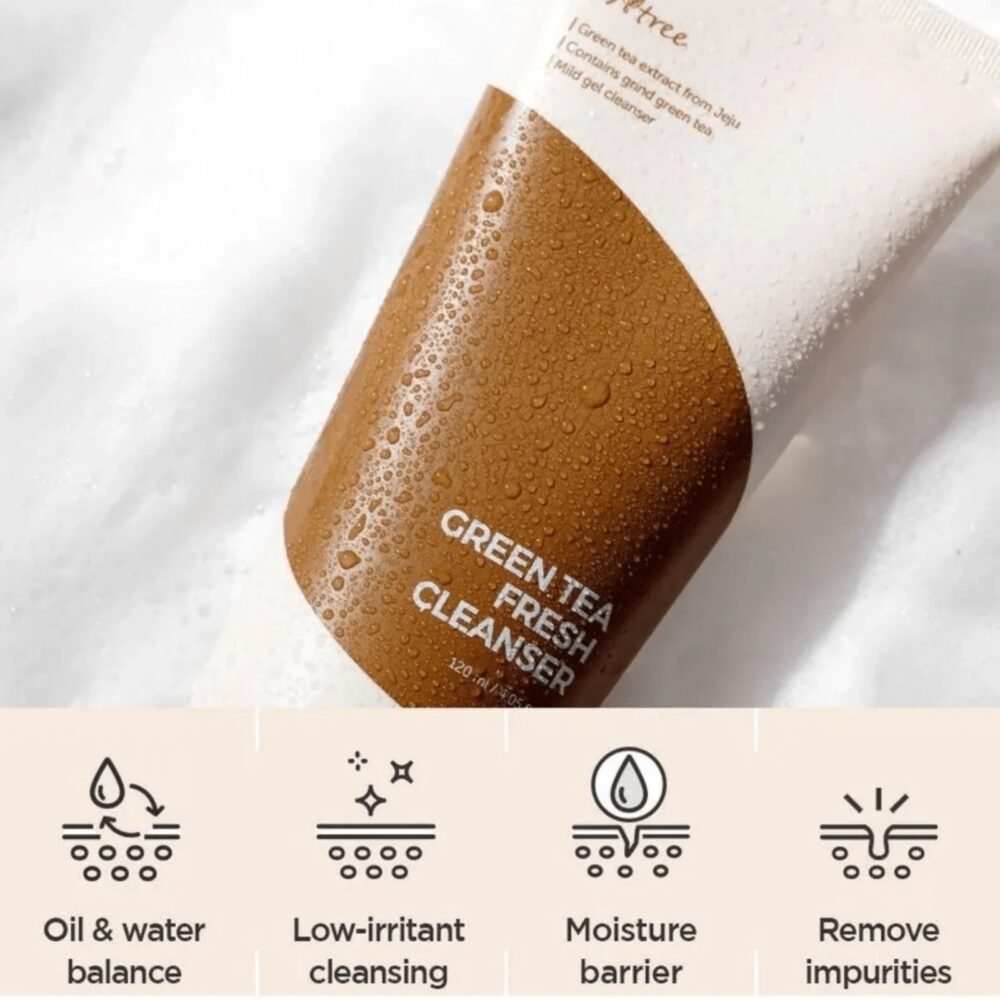Isntree Green Tea Fresh Cleanser – 120 ml