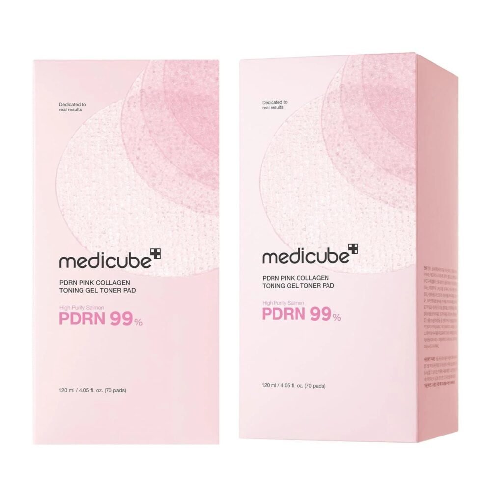 Medicube PDRN Pink Collagen Toning Gel Toner Pad (70 Pads)