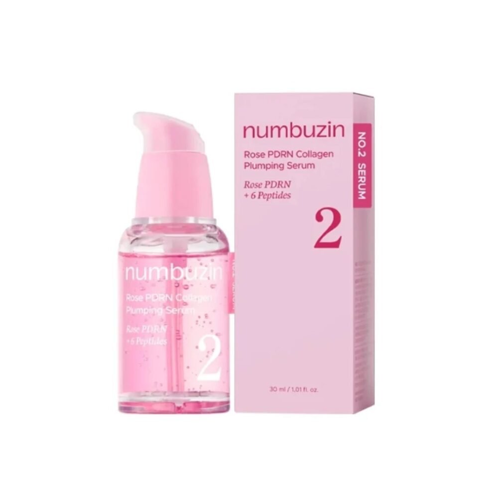 Numbuzin No.2 Rose PDRN Collagen Plumping Serum - 30ml