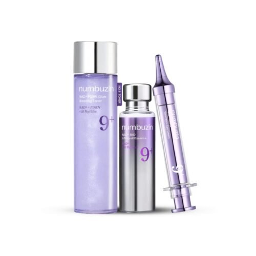 Numbuzin No. 9 Eye Cream, Essence & Toner Combo-Brightening , Anti-Aging Eye & Face Skincare Set