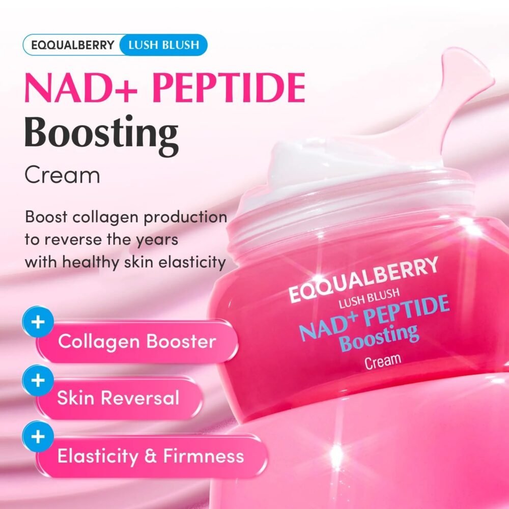 Eqqualberry NAD+ Peptide Boosting Cream