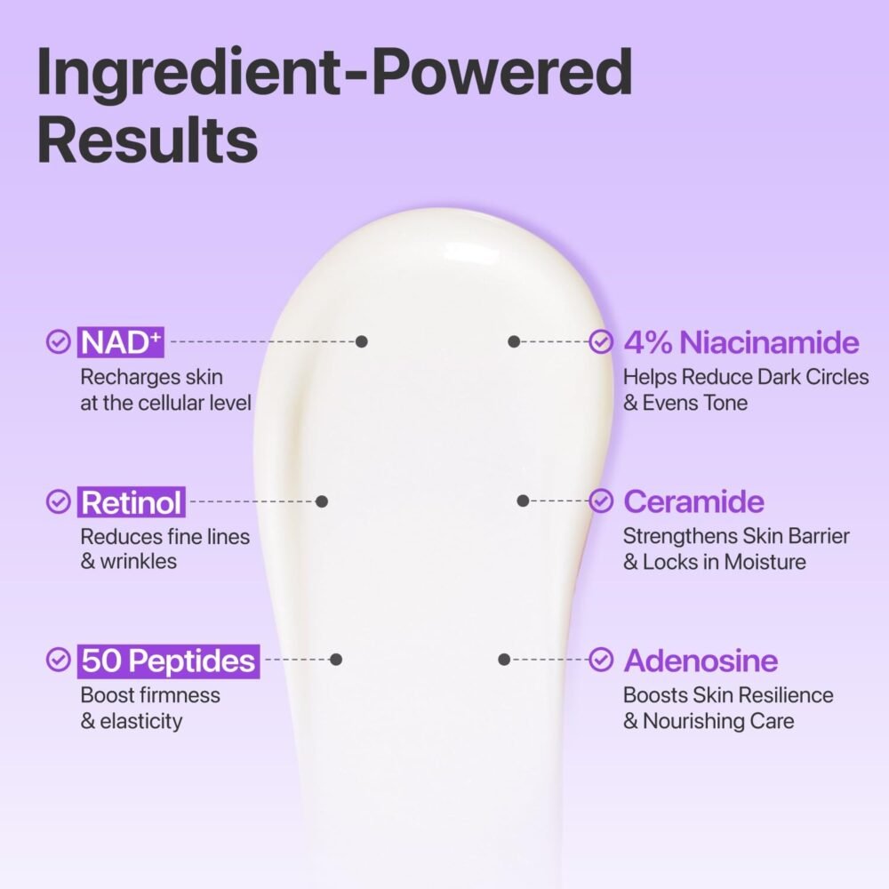 Numbuzin No. 9 NAD+ retinol volumetox eye cream