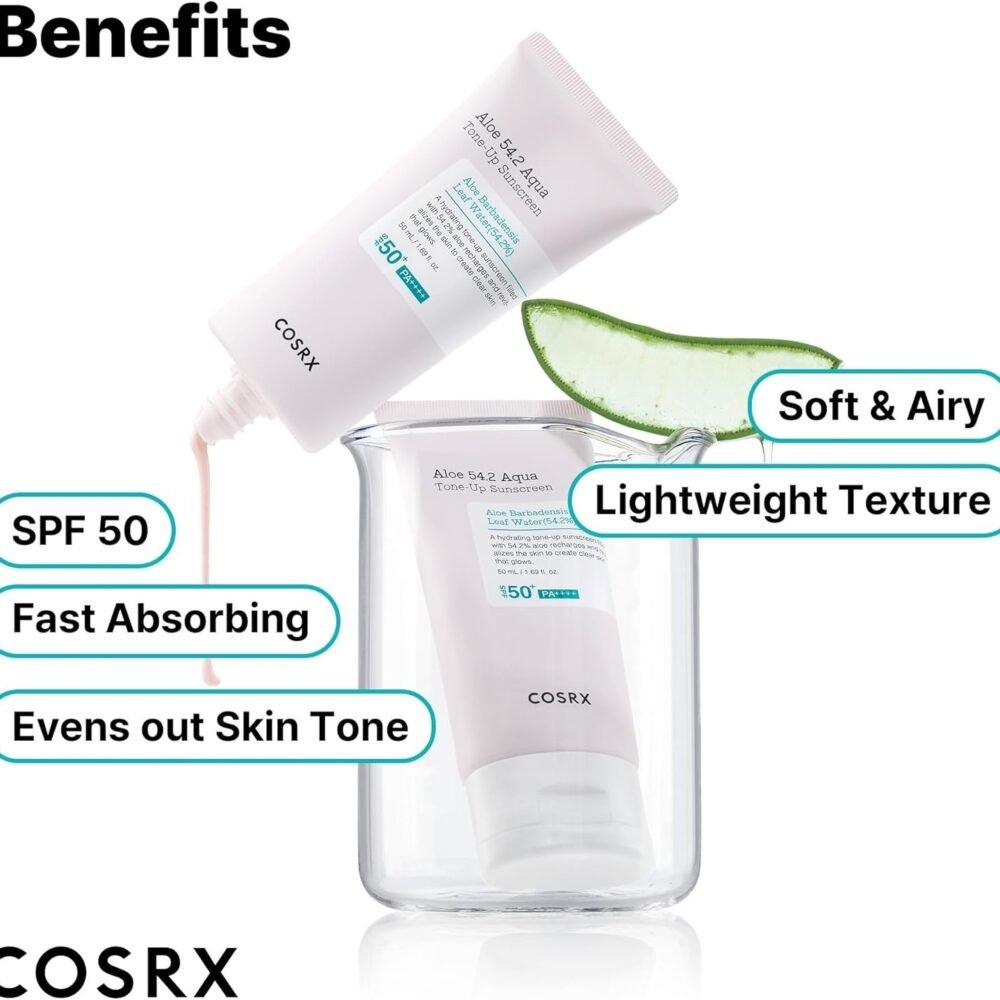 Cosrx Aloe 54.2 Aqua Tone-Up Sunscreen 50ml