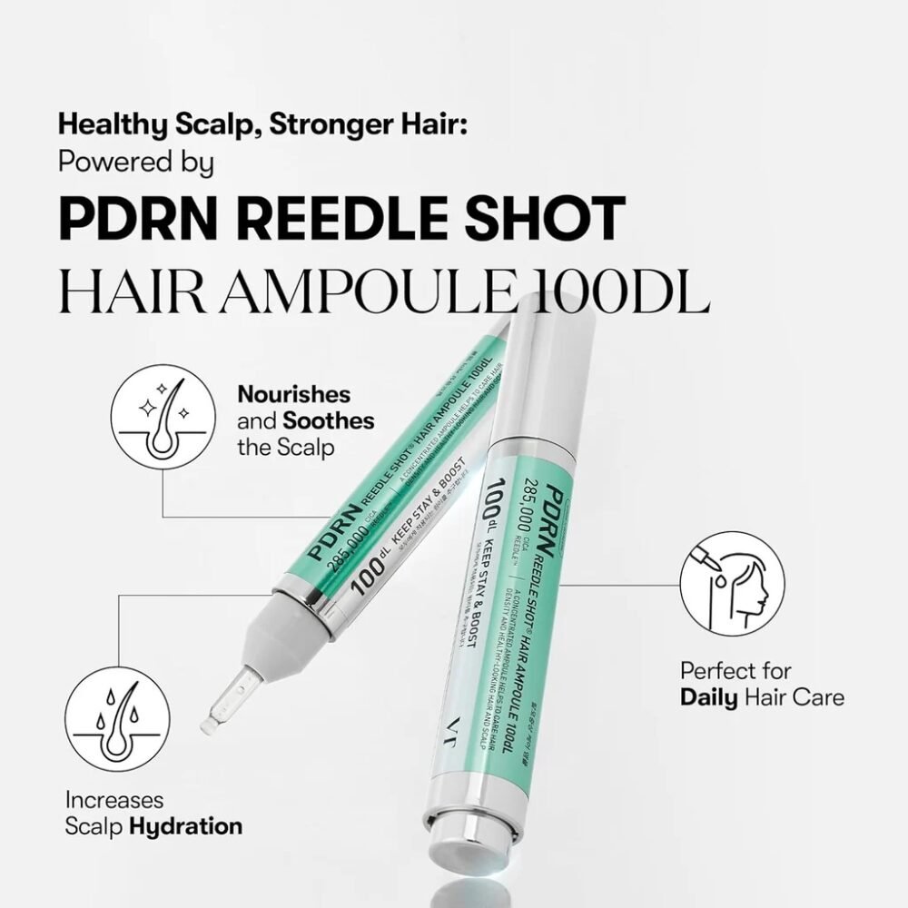 VT Pdrn Reedle Shot Hair Ampoule 100ML