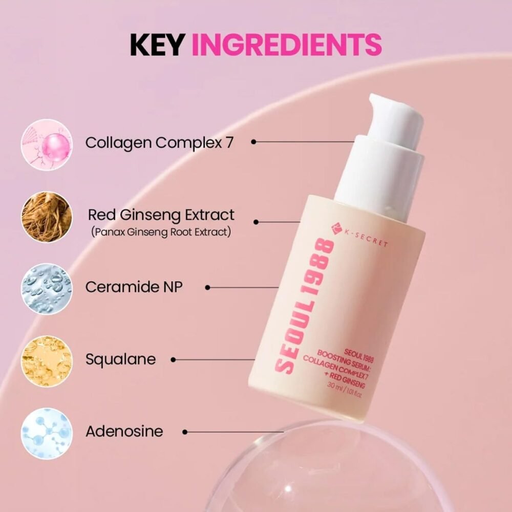 Seoul 1988 Boosting Serum: Collagen Complex 7 + Red Ginseng