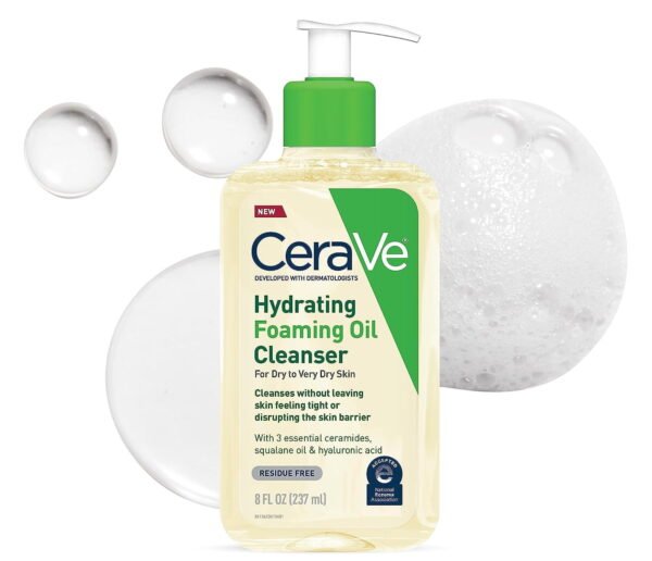 CeraVe Hydrating Foaming Oil Cleanser (8oz / 236ml)