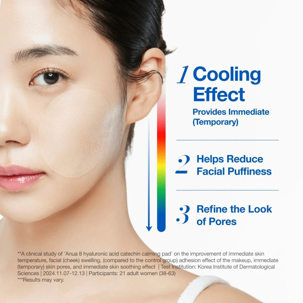 Anua 8 Hyaluronic Acid Catechin Calming Pad