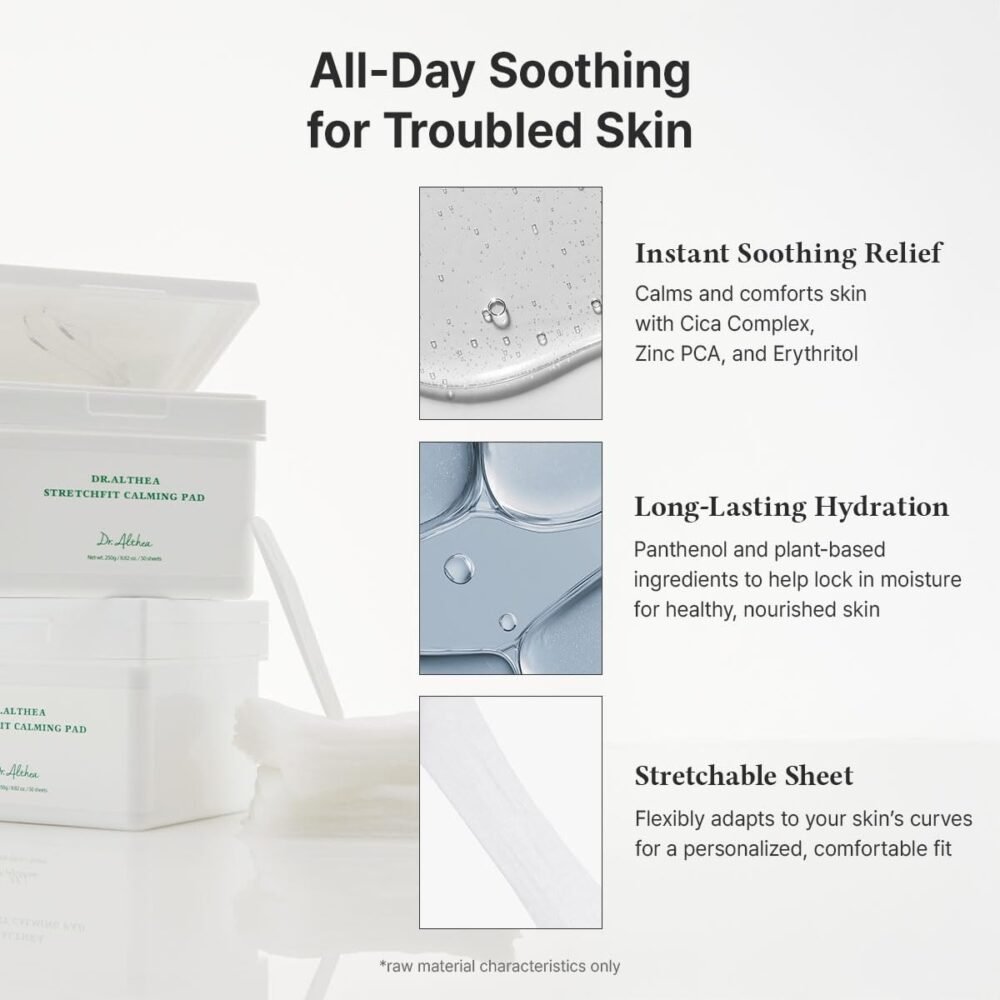 Dr. Althea Stretchfit Calming Pad 50 Sheets