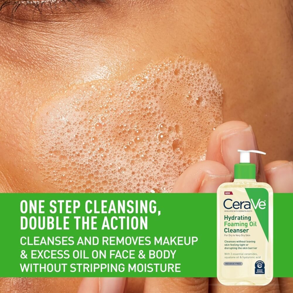 CeraVe Hydrating Foaming Oil Cleanser (8oz / 236ml)