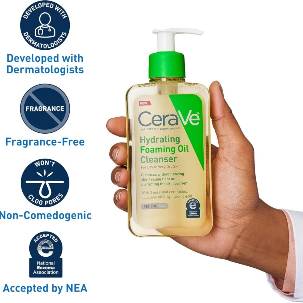 CeraVe Hydrating Foaming Oil Cleanser (8oz / 236ml)