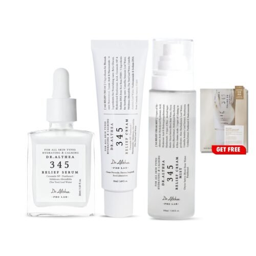 Dr. Althea 345 Relief Line Combo + FREE 345 Sheet Mask