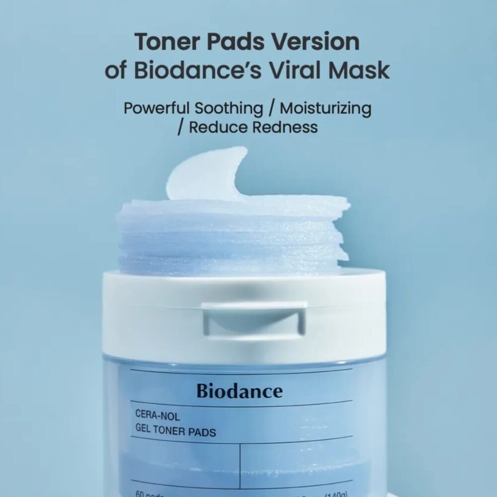 Biodance Cera-Nol Gel Toner Pads 60Pads 140G