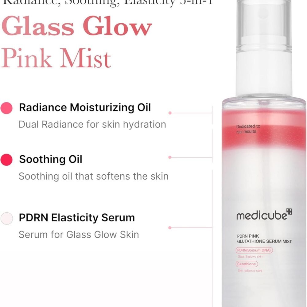 Medicube PDRN Pink Glutathione Serum Mist (100ml)