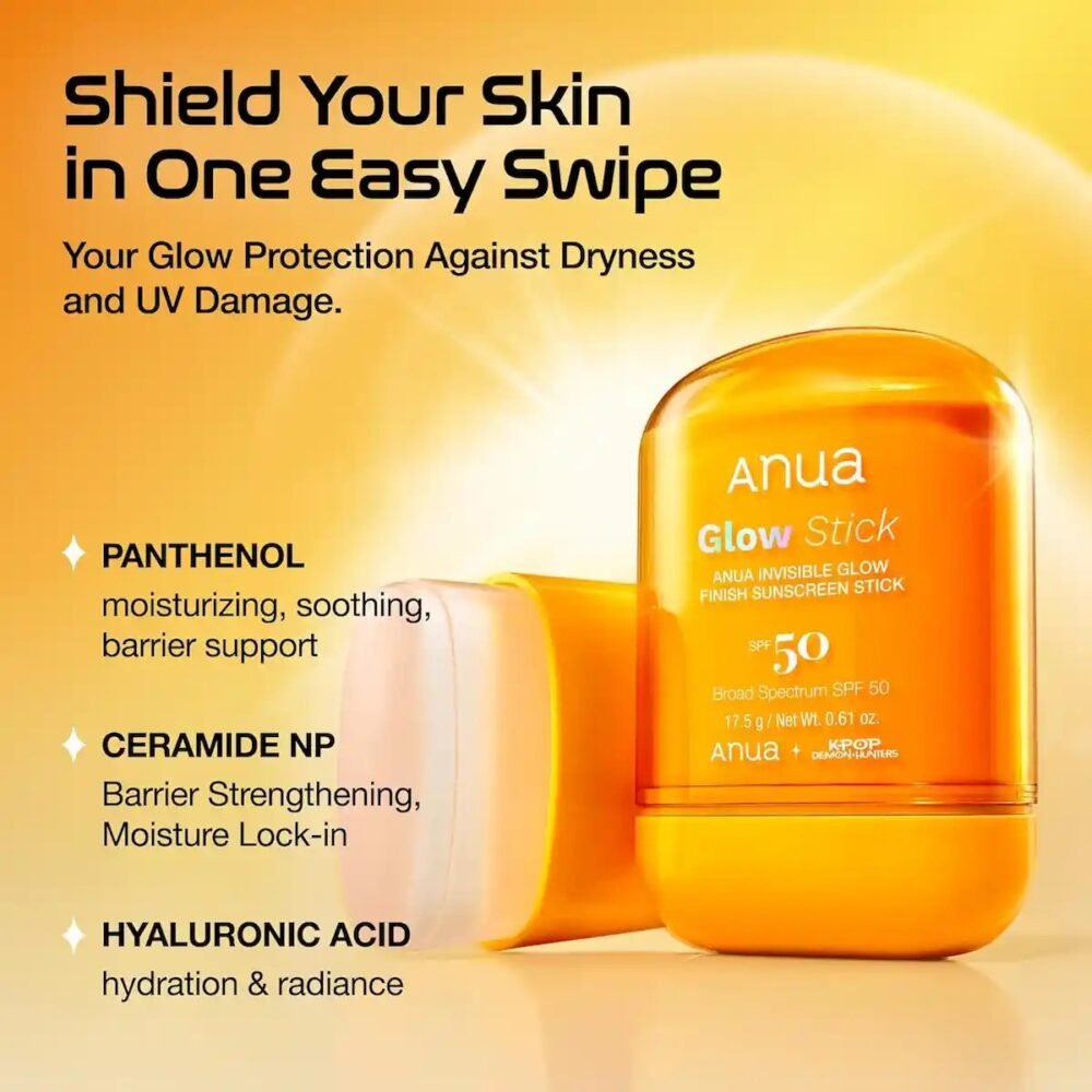 Anua Invisible Glow Finish Sunscreen Stick (18g)