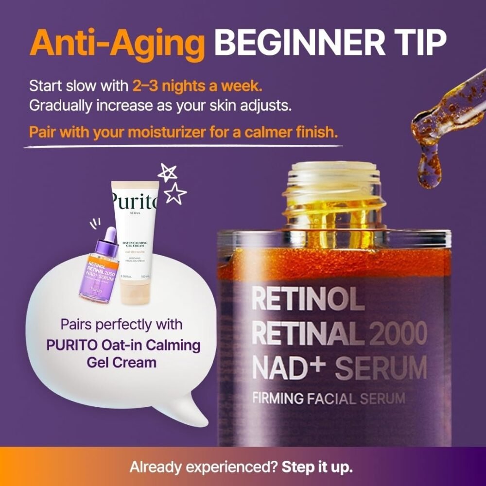 Purito Seoul Retinol Retinal 2000 NAD+ Serum (30ml)