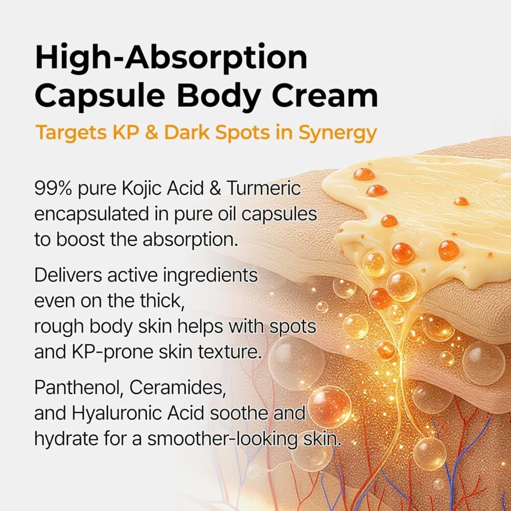 Dr. Melaxin Kojic Acid Turmeric Capsule Body Cream