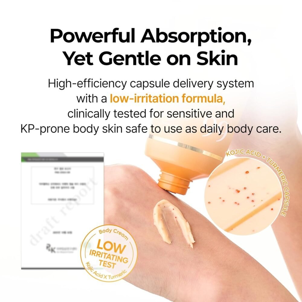Dr. Melaxin Kojic Acid Turmeric Capsule Body Cream