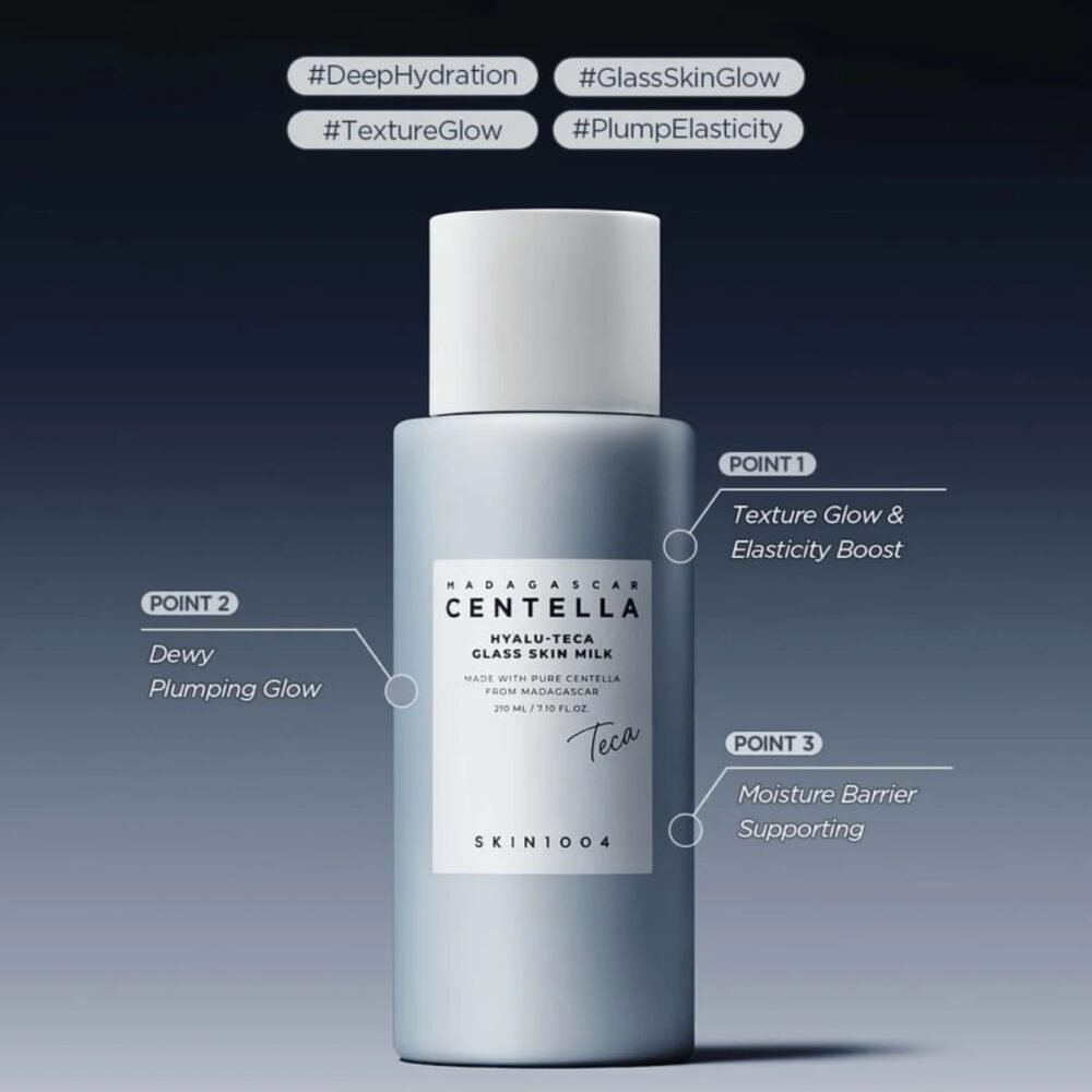 SKIN1004 Madagascar Centella Hyalu-Teca Glass Skin Milk (210ml)