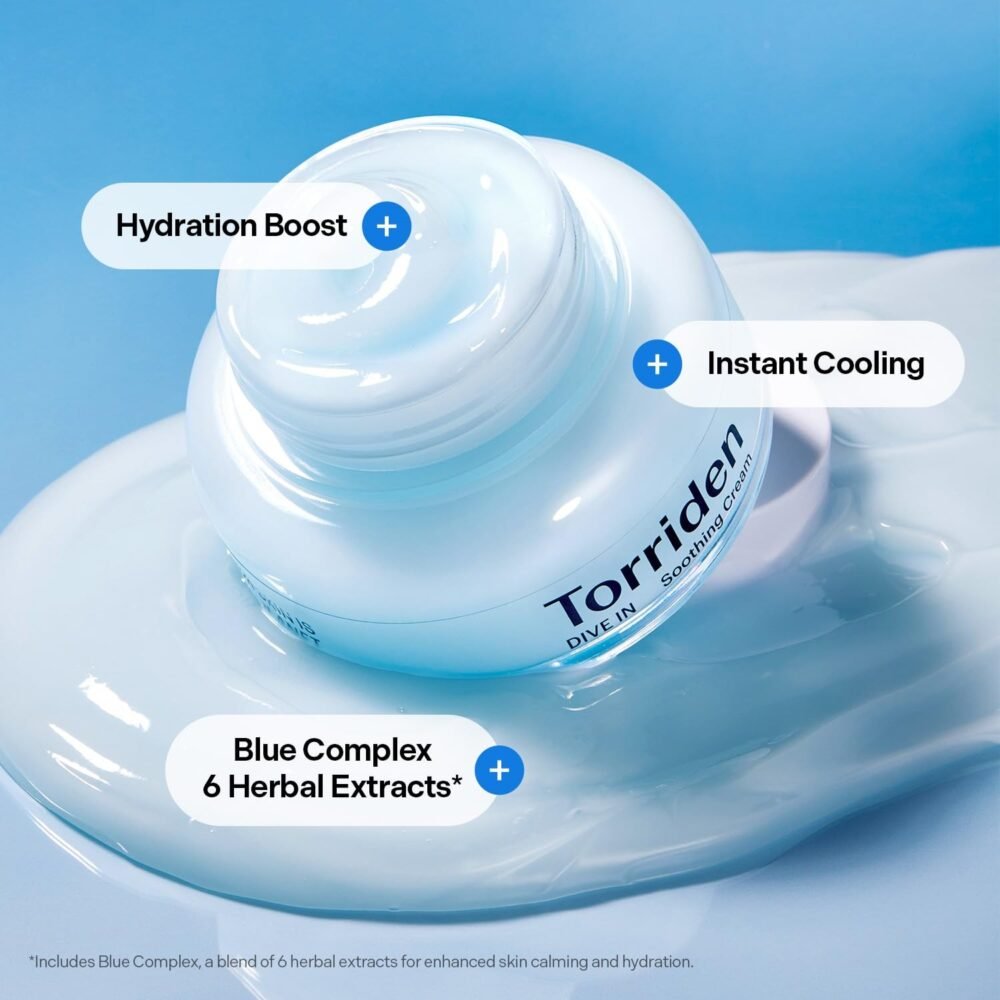 Torriden DIVE IN Low Molecular Hyaluronic Acid Soothing Cream (100ml)