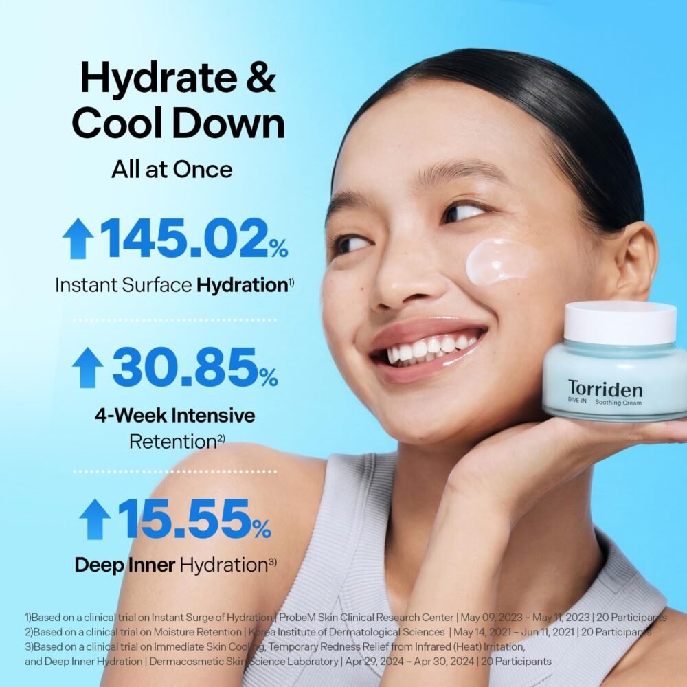 Torriden DIVE IN Low Molecular Hyaluronic Acid Soothing Cream (100ml)
