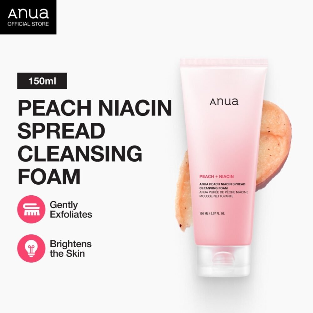 Anua Peach Niacin Spread Cleansing Foam (150ml)