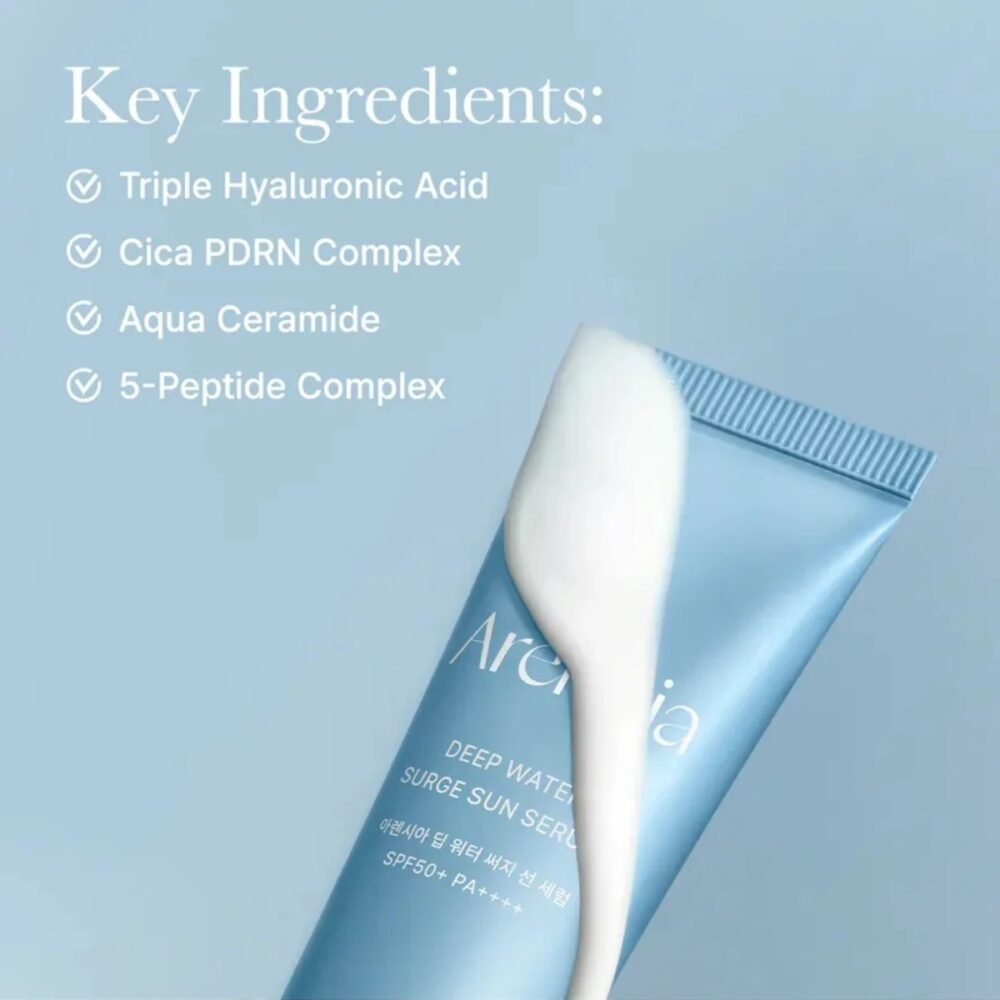 Arencia Deep Water Surge Sun Serum SPF50+ PA++++ (50mL)